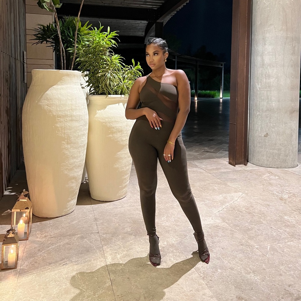 Norma Kamali Footed Jumpsuit